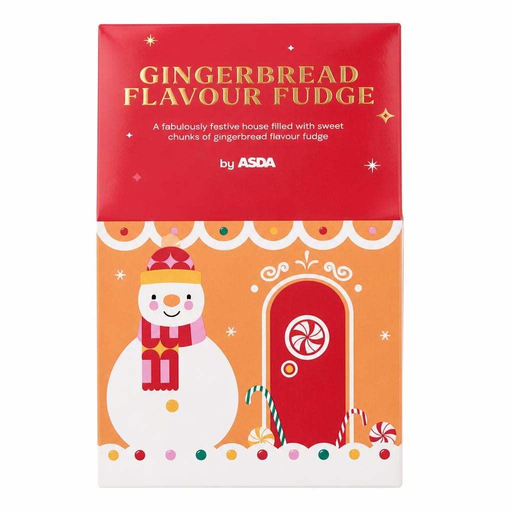 ASDA Gingerbread Flavour Fudge 100g