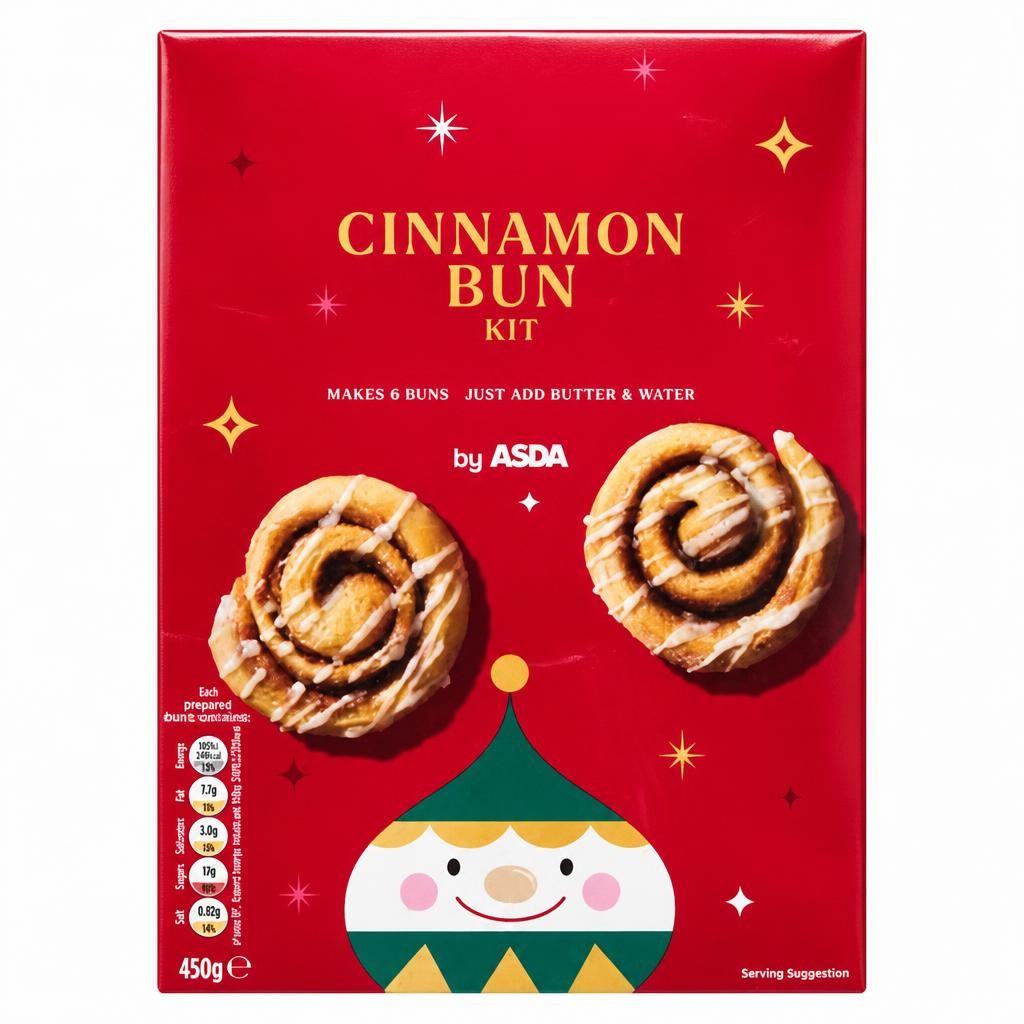 ASDA Cinnamon Bun Kit 450g