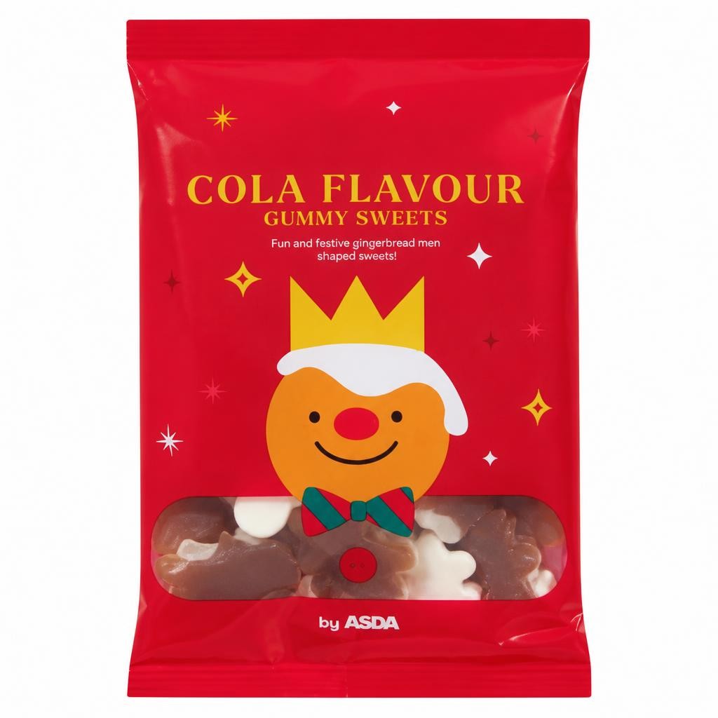 ASDA Cola Flavour Gummy Sweets 130g