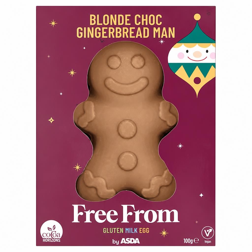 Free From by ASDA Blonde Choc Gingerbread Man 100g