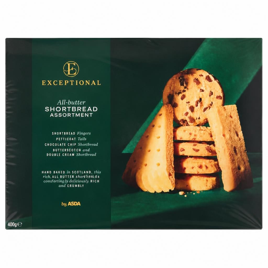 Exceptional by ASDA All-Butter Shortbread Assortment 400g