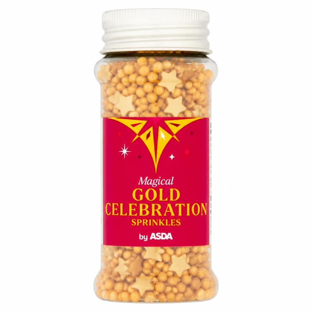 ASDA Magical Gold Celebration Sprinkles 68g