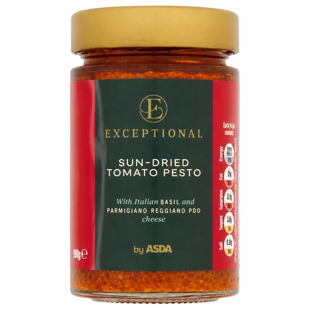 Exceptional By ASDA Sun-Dried Tomato Pesto 190g