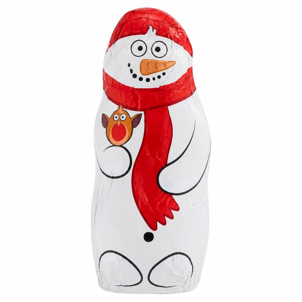 ASDA Hollow White Chocolate Snowman Shape 60g