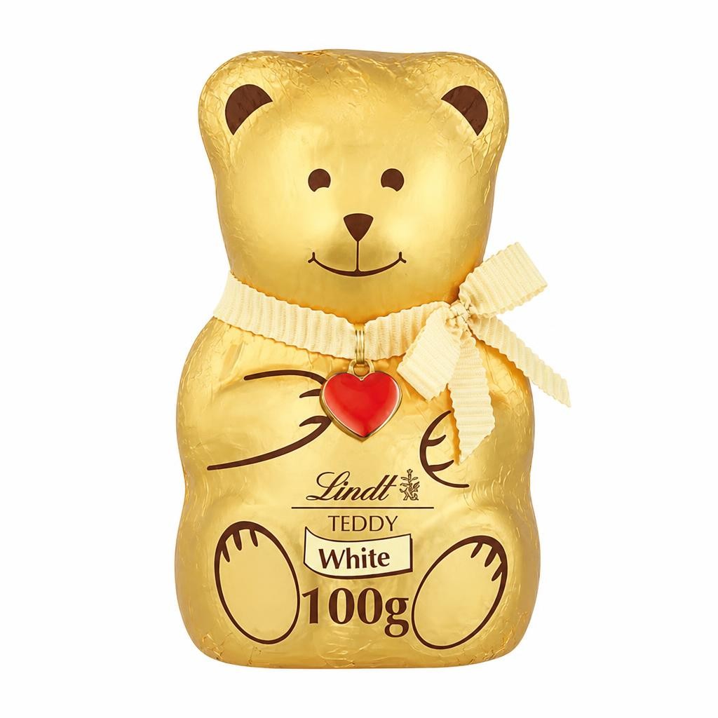 Lindt Teddy Christmas White Chocolate 100g
