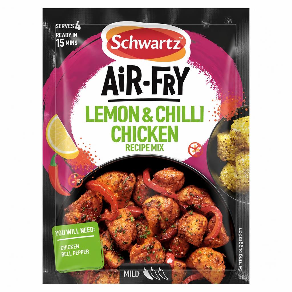 Schwartz Air Fryer Lemon & Chilli Chicken Recipe Mix 30g