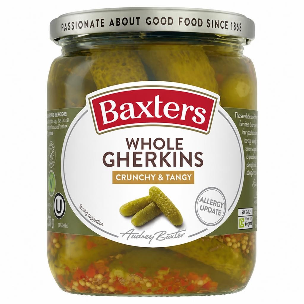 Baxters Whole Gherkins 500g