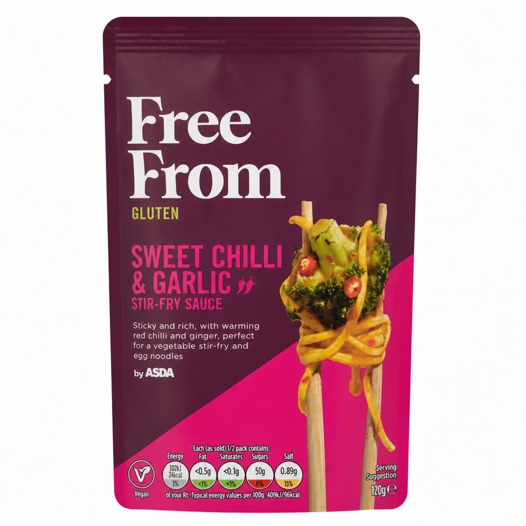 ASDA Free From by  Sweet Chilli & Garlic Stir-Fry Sauce 120g