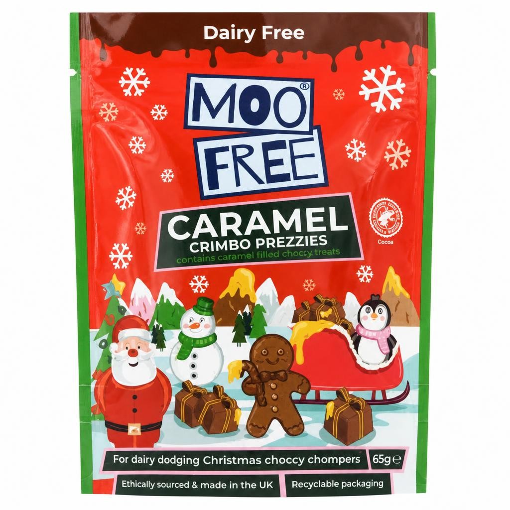 Moo Free Caramel Crimbo Prezzies 65g