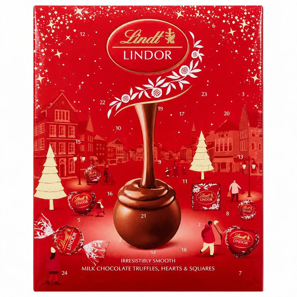 Lindt Lindor Milk Chocolate Advent Calendar 235g
