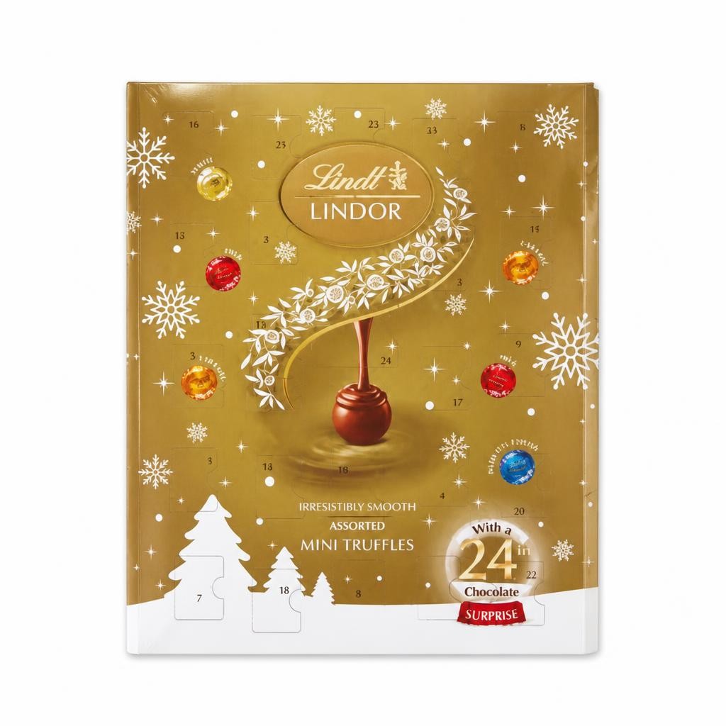 Lindt Lindor Assorted Mini Chocolate Advent Calendar 117g