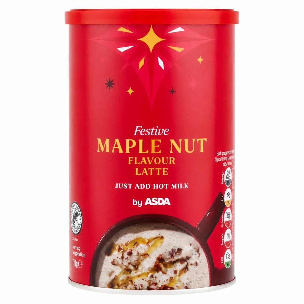 ASDA Festive Maple Nut Flavour Latte 150g