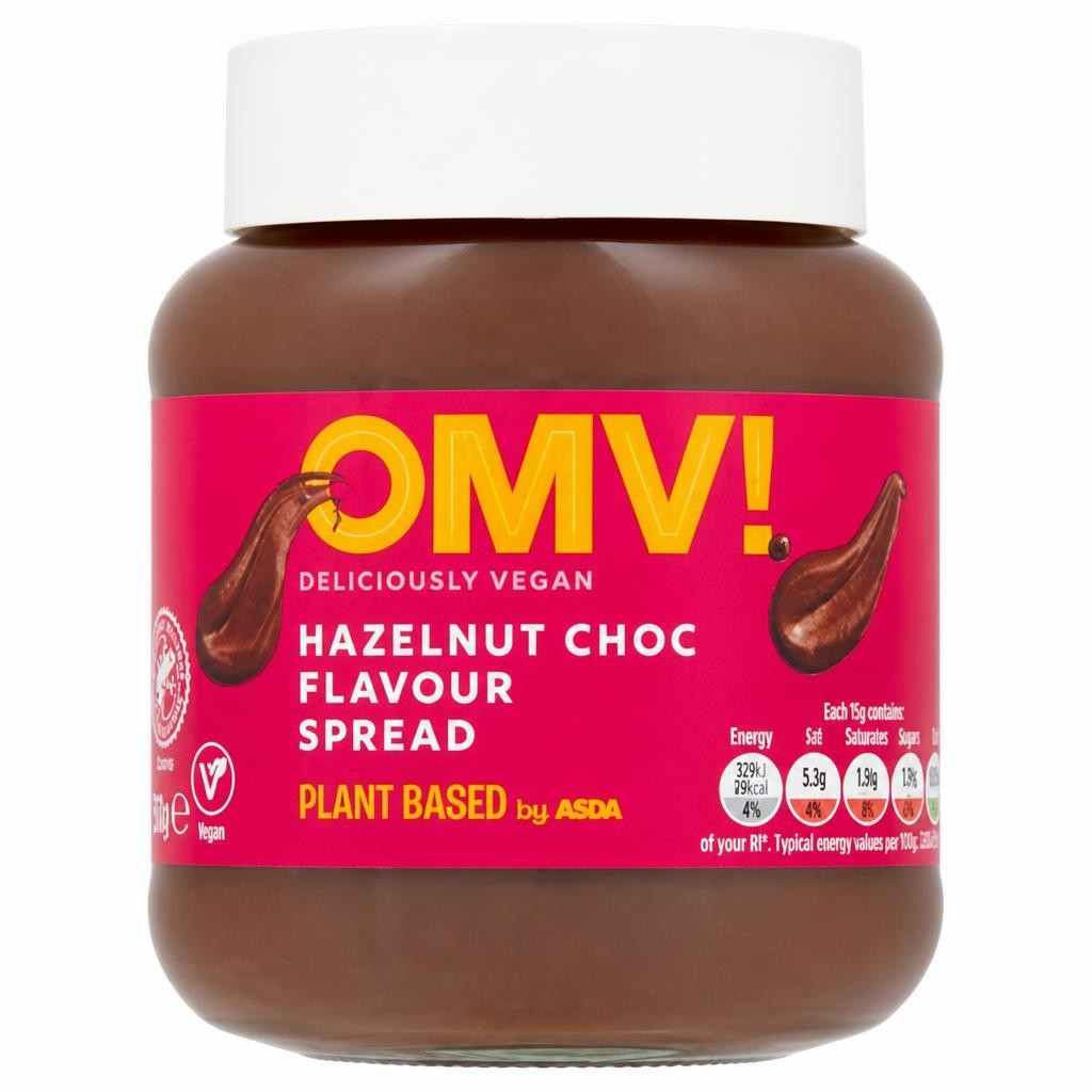 Plant Based by ASDA OMV! Hazelnut Choc Flavour Spread 350g