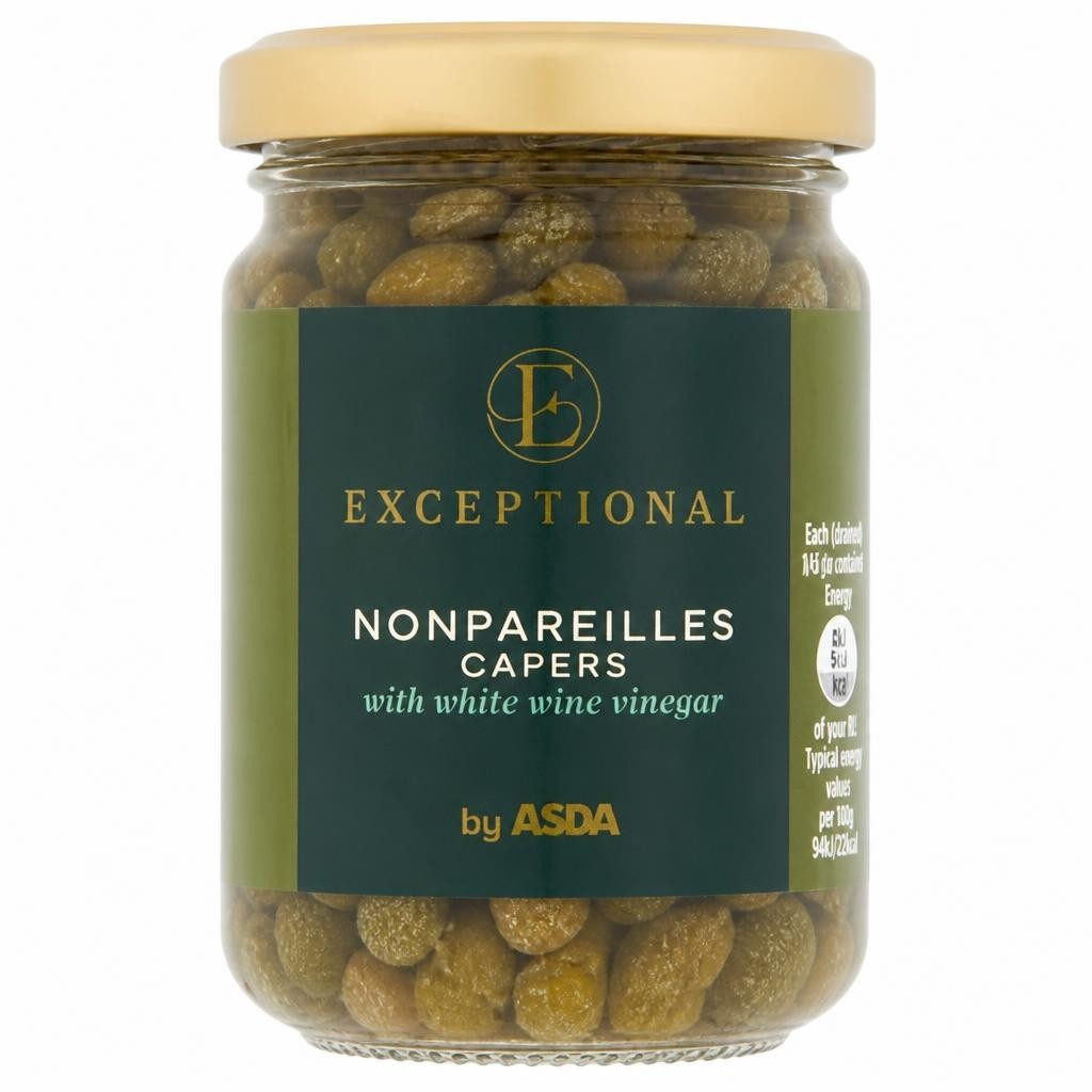 Exceptional by ASDA Exceptional by  Nonpareilles Capers with White Wine Vinegar 140g