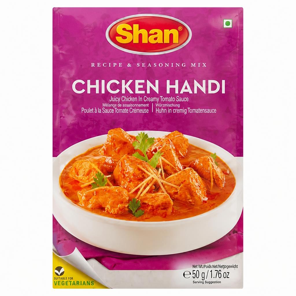 Shan Juicy Chicken in Creamy Tomato Sauce Chicken Handi 50g