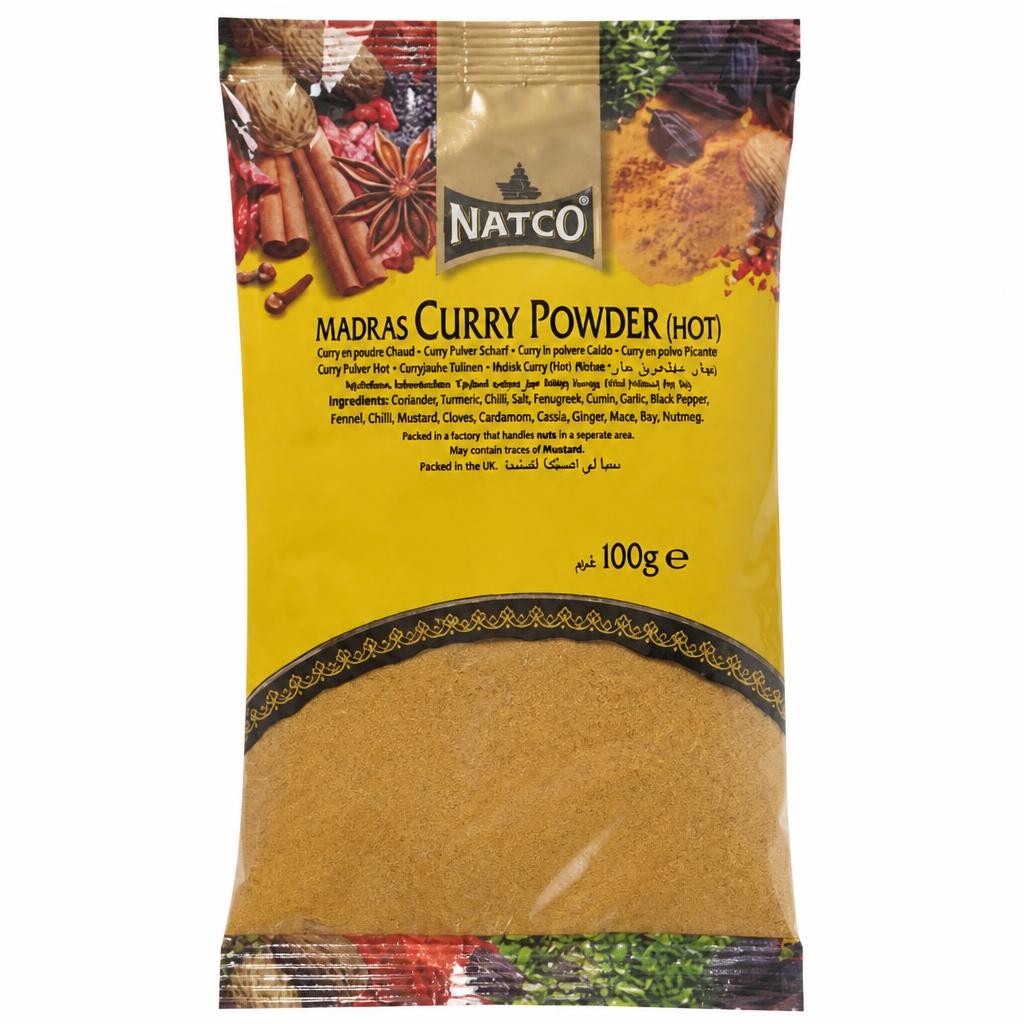 Natco Madras Curry Powder Hot 100g