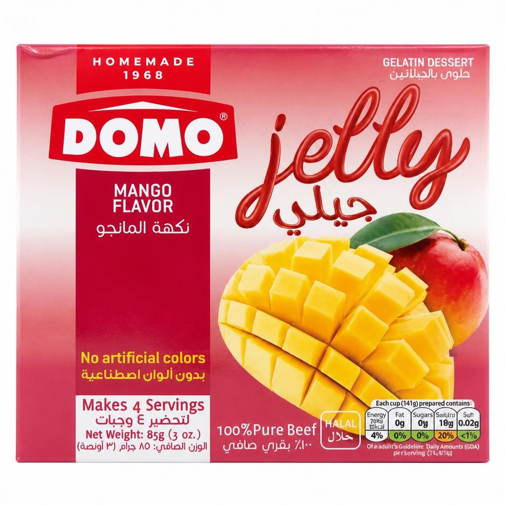 Domo Mango Flavor Jelly 85g