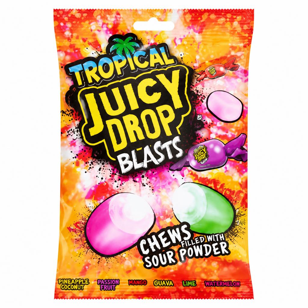 Tropical Juicy Drop Blasts 140g