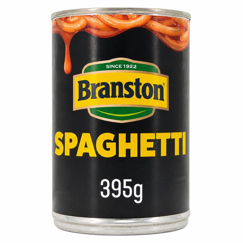 Branston Spaghetti in a Rich, Thick Tomatoey Sauce 395g