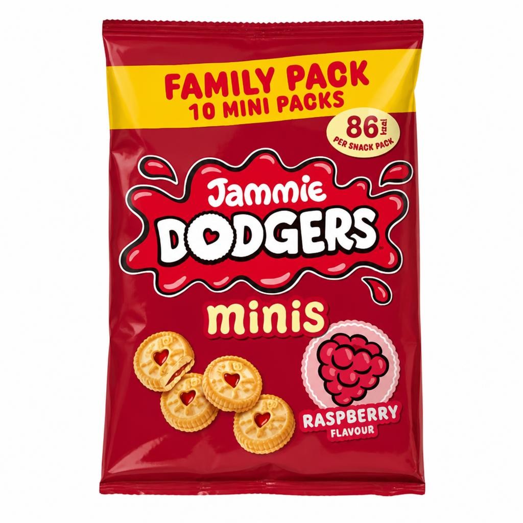 Jammie Dodgers Raspberry Flavour Minis 10 x 20g