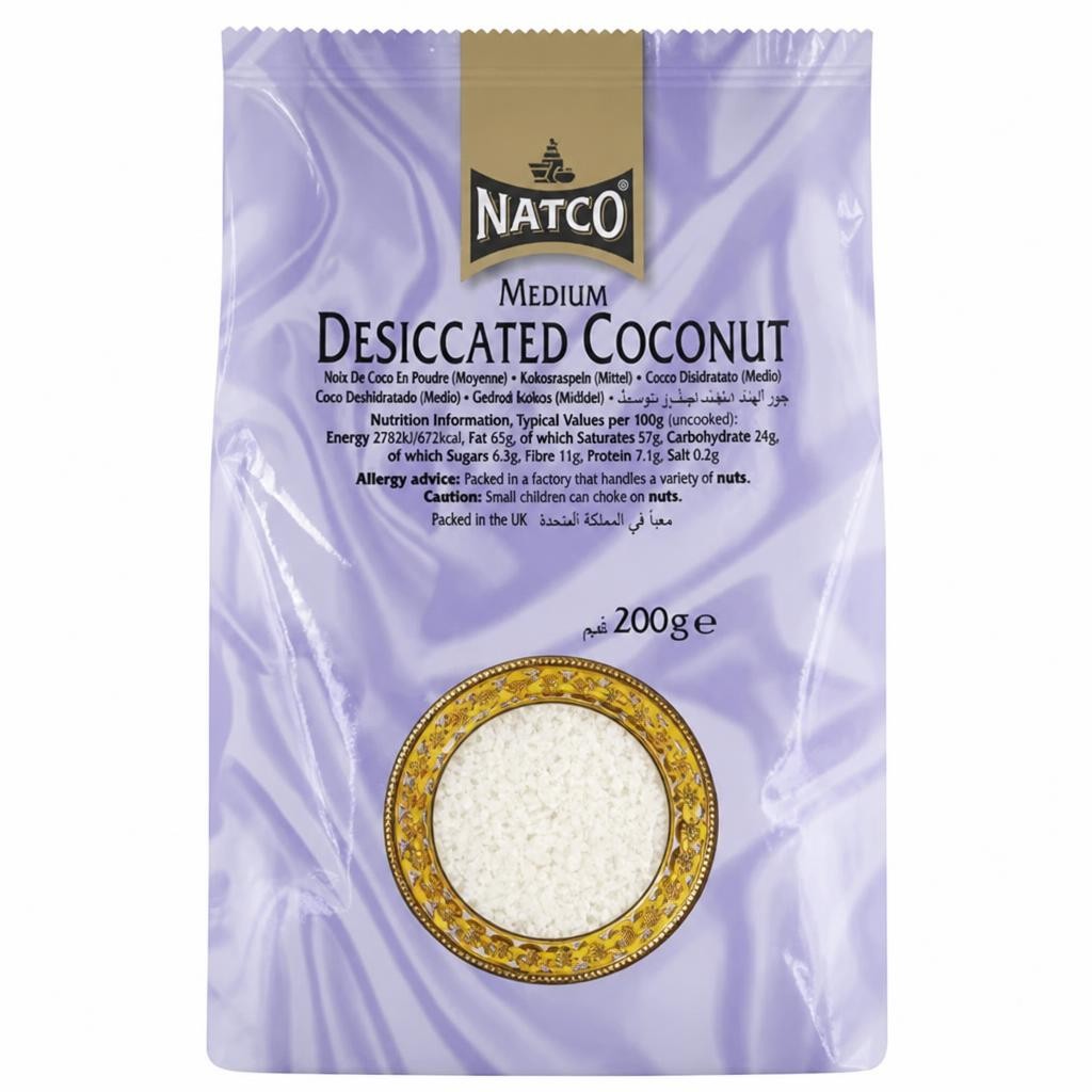 Natco Medium Desiccated Coconut 200g