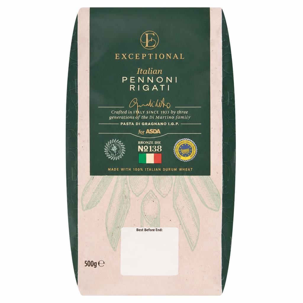 Exceptional by ASDA Italian Pennoni Rigati 500g