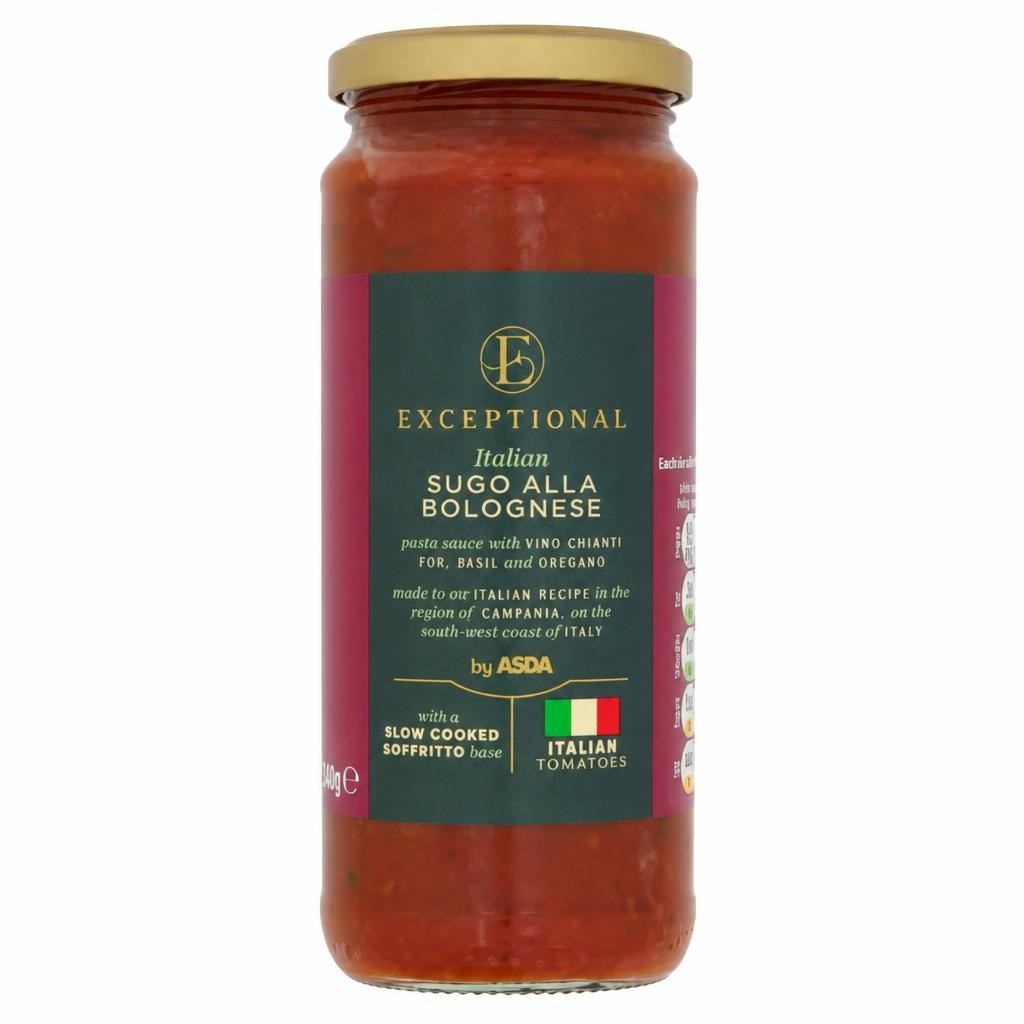 Exceptional by ASDA Italian Sugo Alla Bolognese 340g