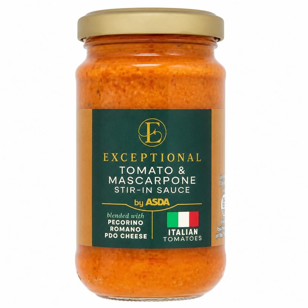 Exceptional by ASDA Tomato & Mascarpone Stir-in Sauce 190g