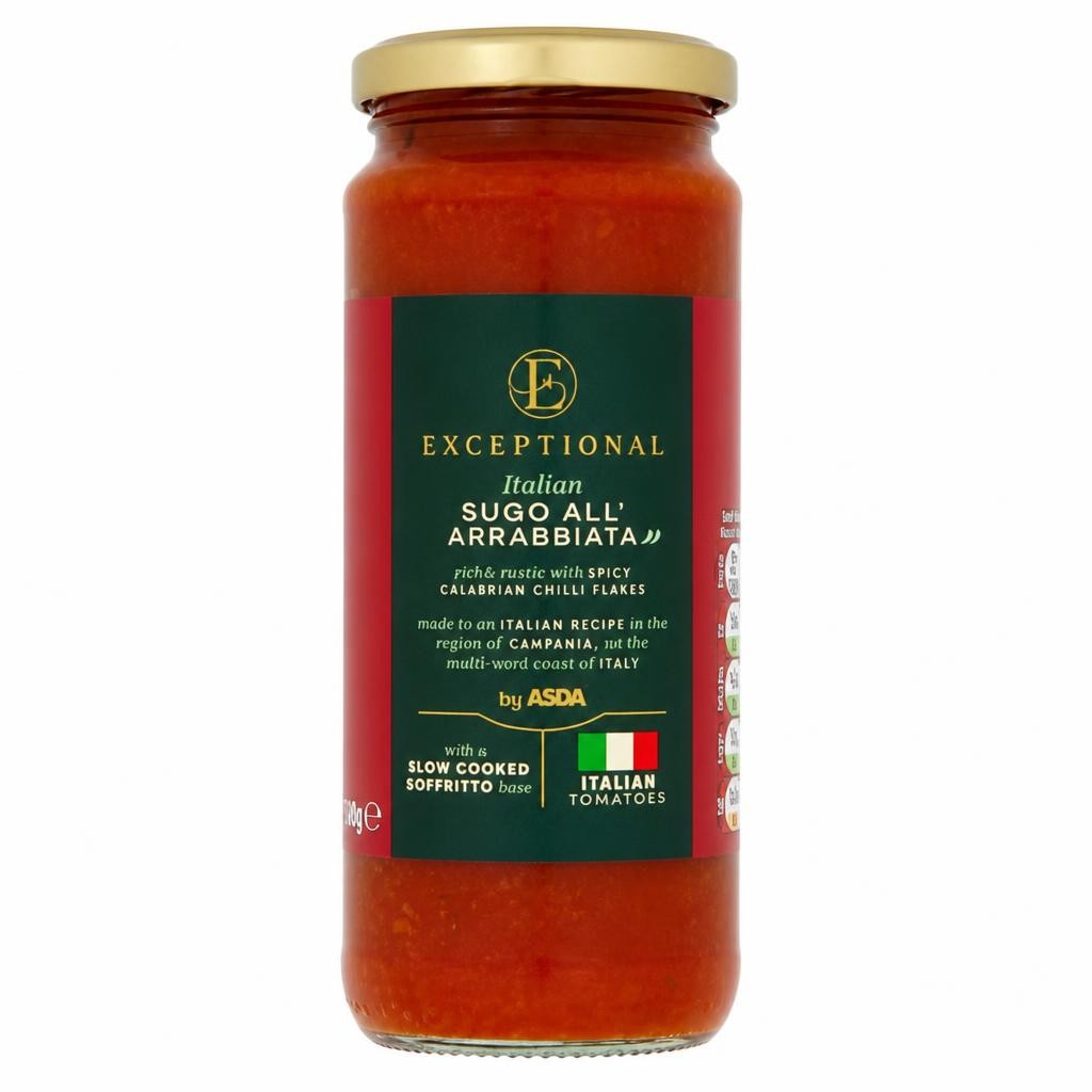 Exceptional by ASDA Italian Sugo All' Arrabbiata 340g