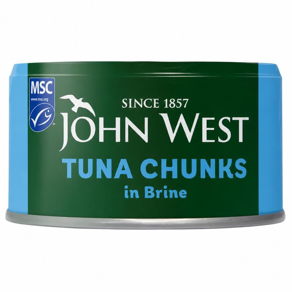 John West Tuna Chunks in Brine MSC 125g (102g drained)