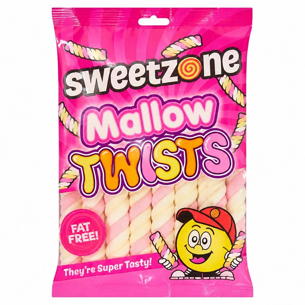 SweetZone Mallow Twists 160g