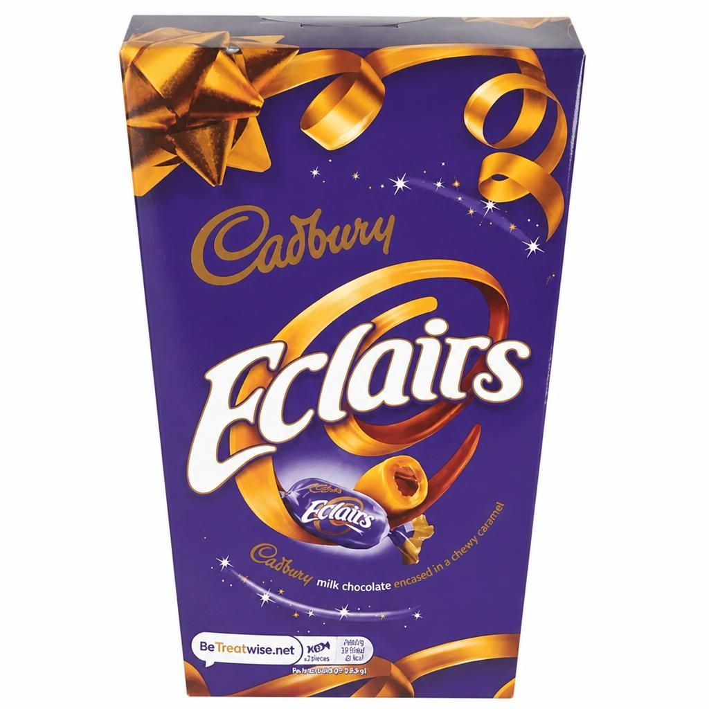 Cadbury Eclairs Chocolate Sweets Carton 350g