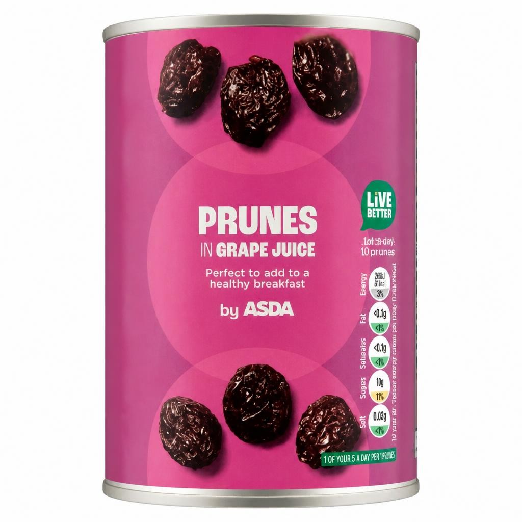 ASDA Prunes in Grape Juice 410g