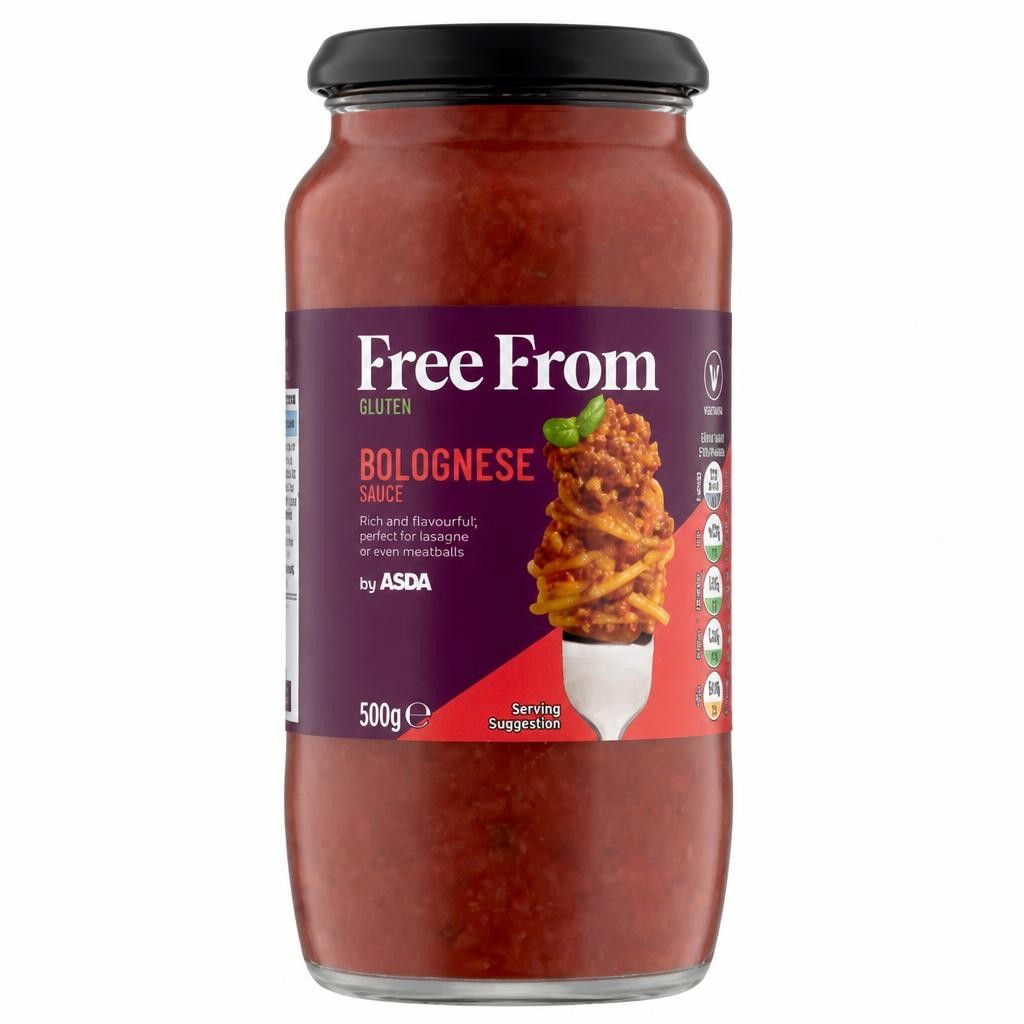 ASDA Free From Free From by  Gluten Bolognese Sauce 500g
