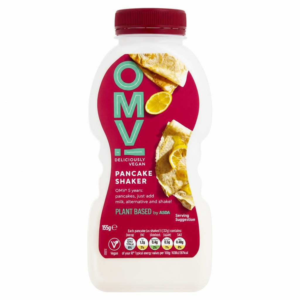 OMV! Deliciously Vegan OMV! Plant Based by  Pancake Shaker 155g