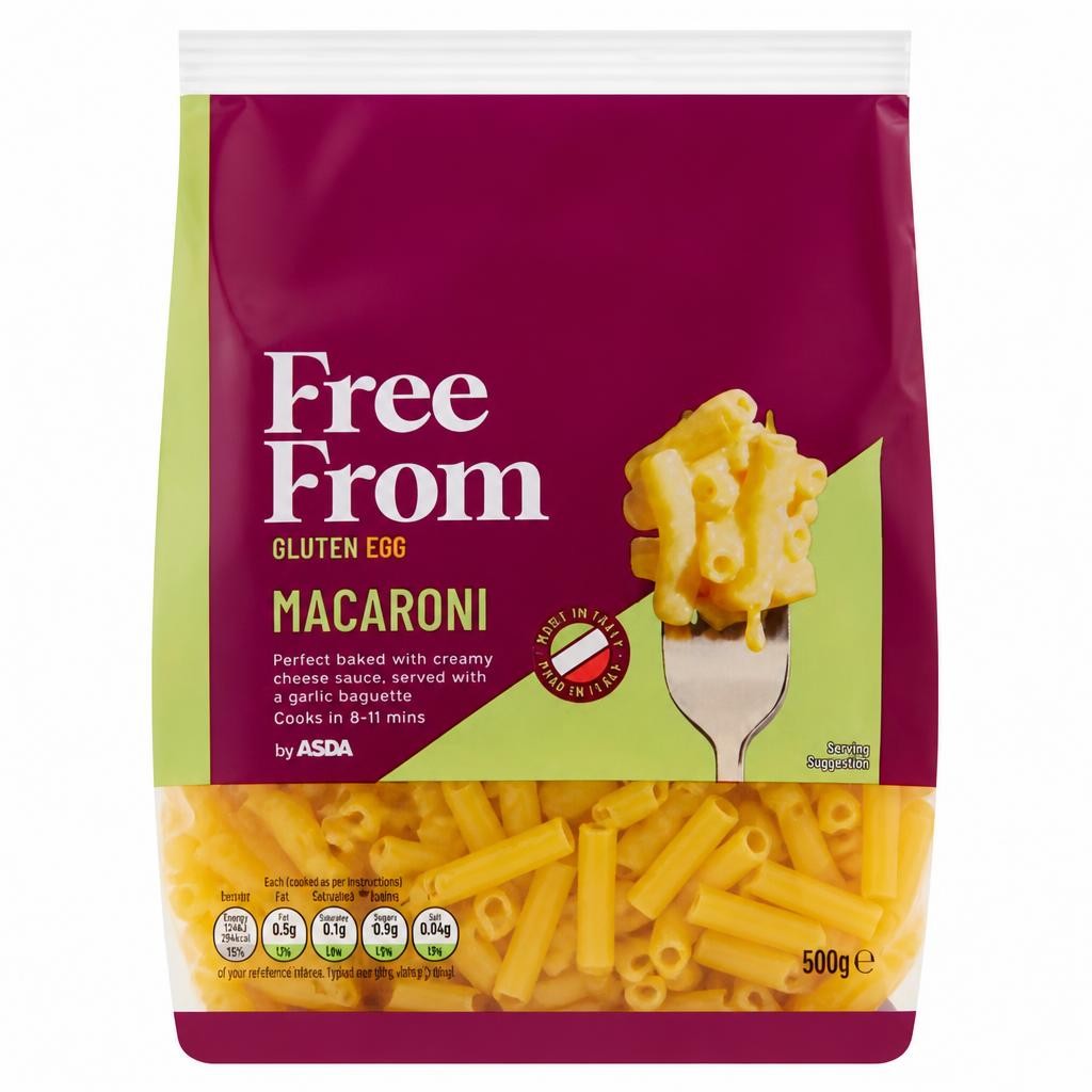 ASDA Free From Free From Macaroni 500g