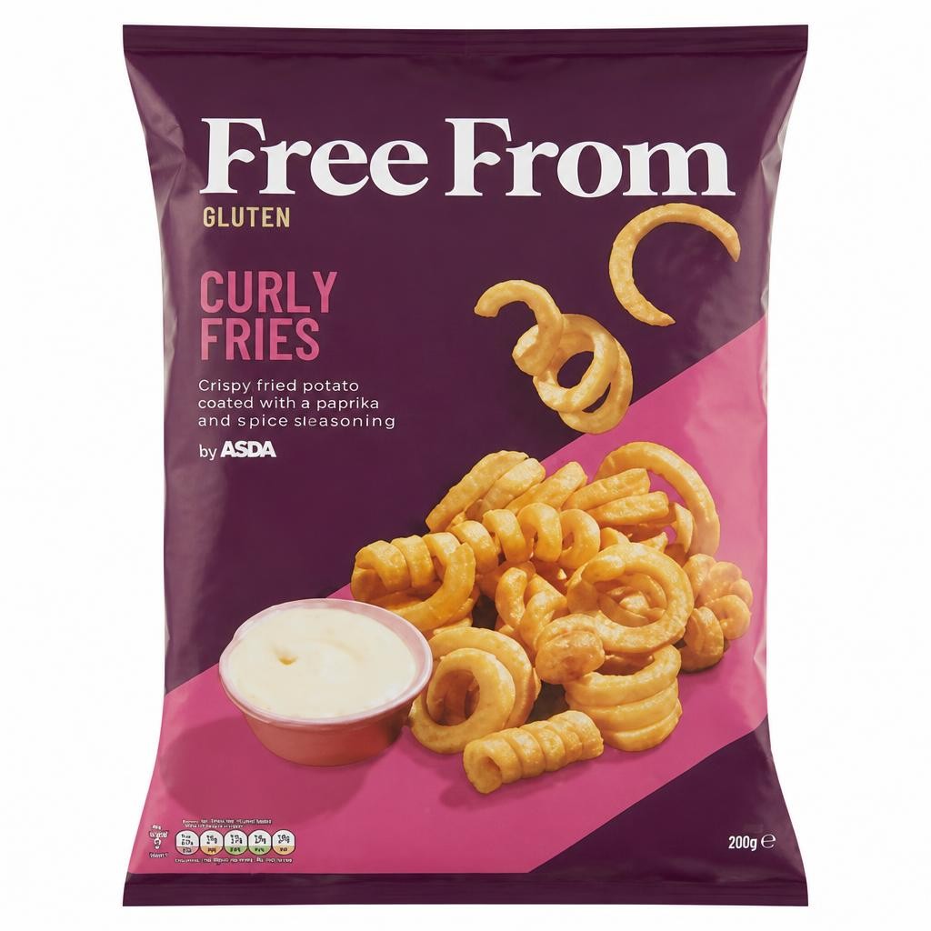 ASDA Free From Free From by  Curly Fries 750g