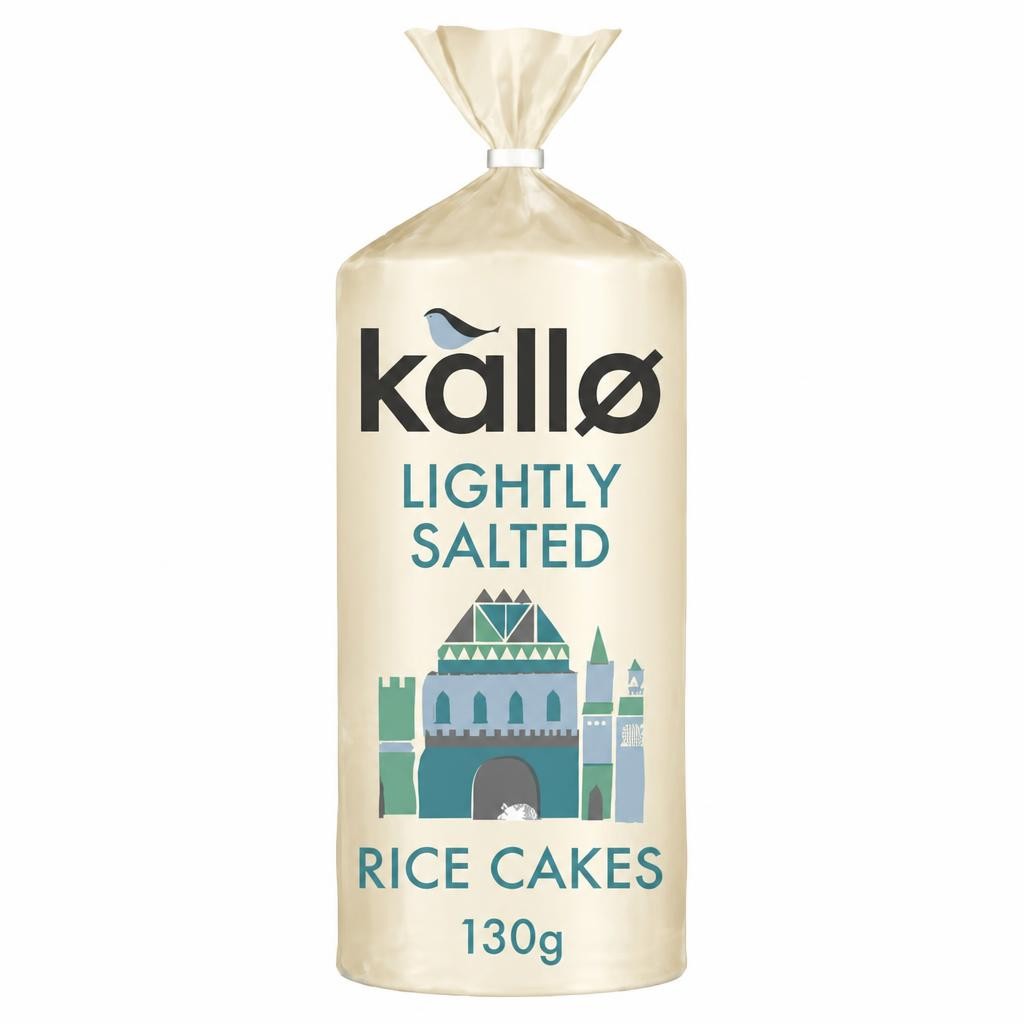 Kallo Lightly Salted Wholegrain Rice Cakes 130g