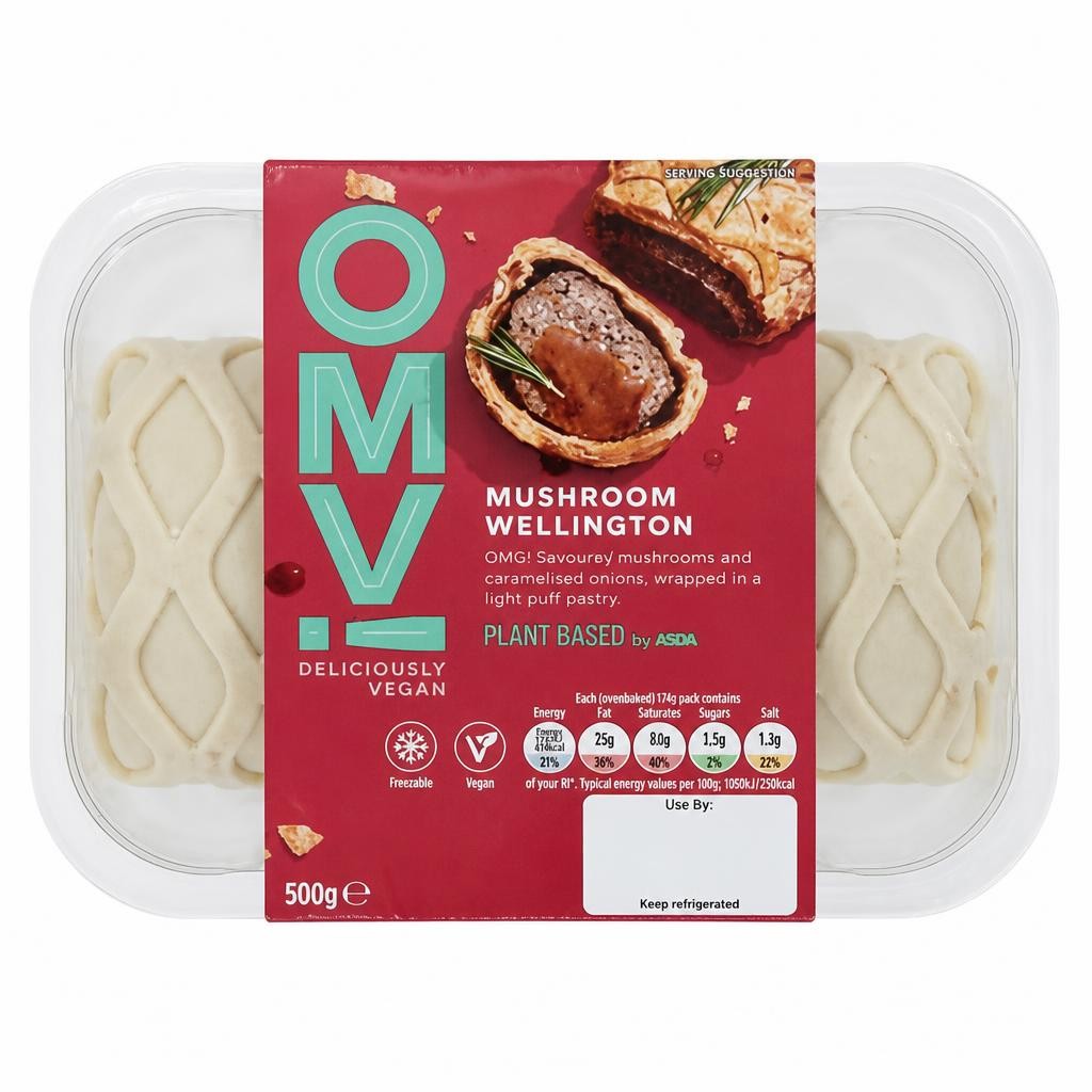 Plant Based by ASDA OMV! Mushroom Wellington 500g