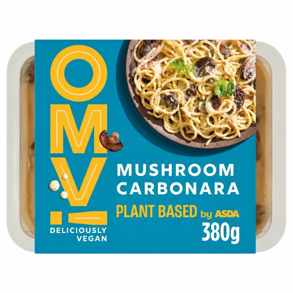 OMV! Deliciously Vegan OMV! Plant Based by ASDA Mushroom Carbonara 380g