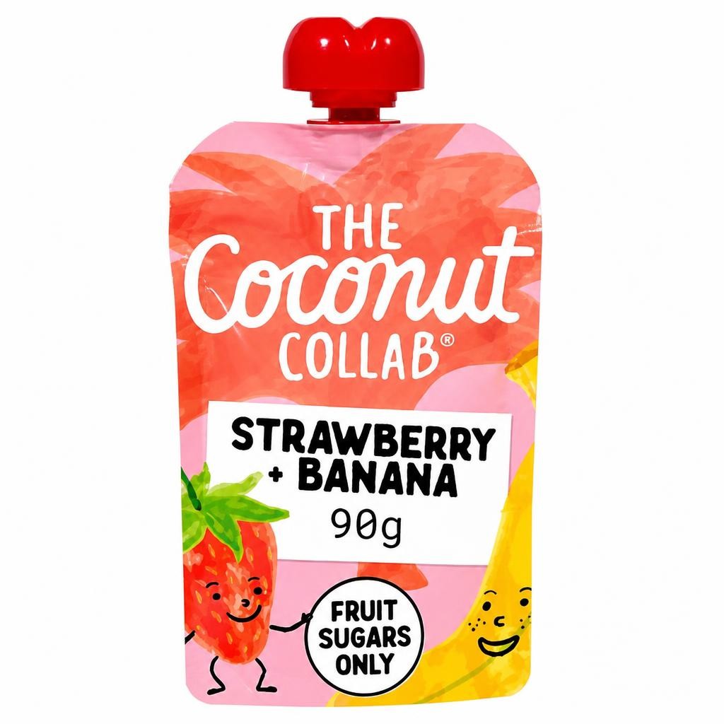 The Coconut Collaborative Strawberry + Banana Coconut Smoothie 90g