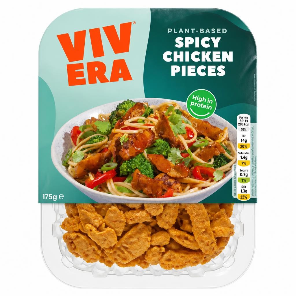 Vivera Plant-Based Spicy Chicken Pieces 175g