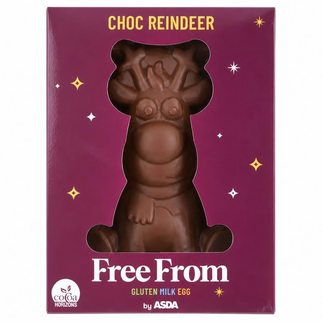 ASDA Free From Choc Reindeer 100g
