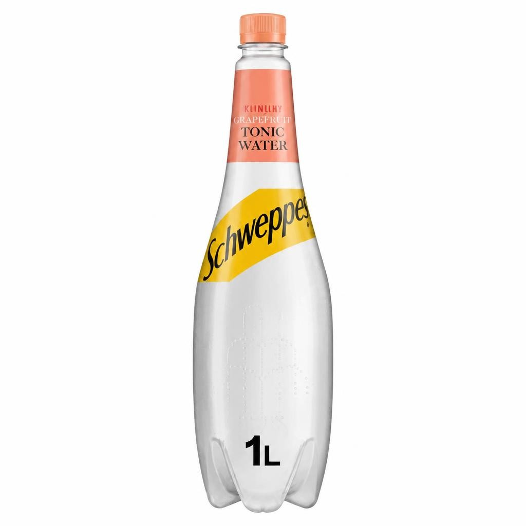 Schweppes Slimline Grapefruit Tonic Water 1L Bottle