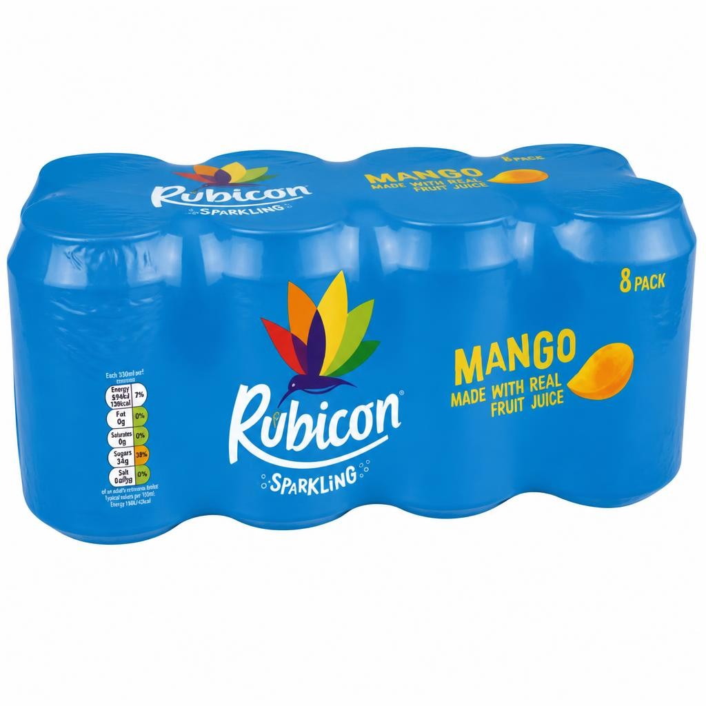 Rubicon Sparkling Mango 8 x 330ml