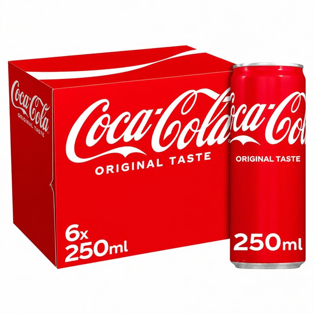 Coca-Cola Original Taste 6 x 250ml