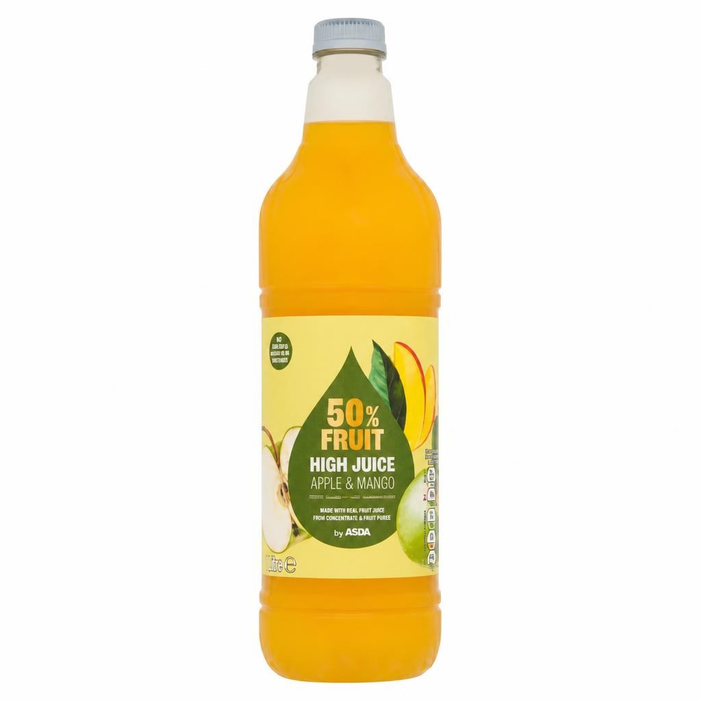 ASDA 50% Fruit High Juice Apple & Mango 1 Litre