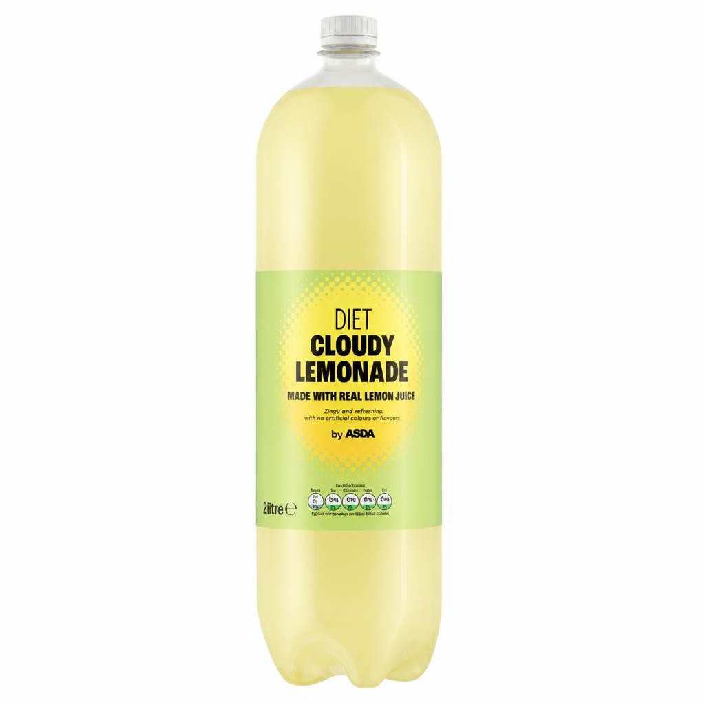 ASDA Diet Cloudy Lemonade 2 Litres