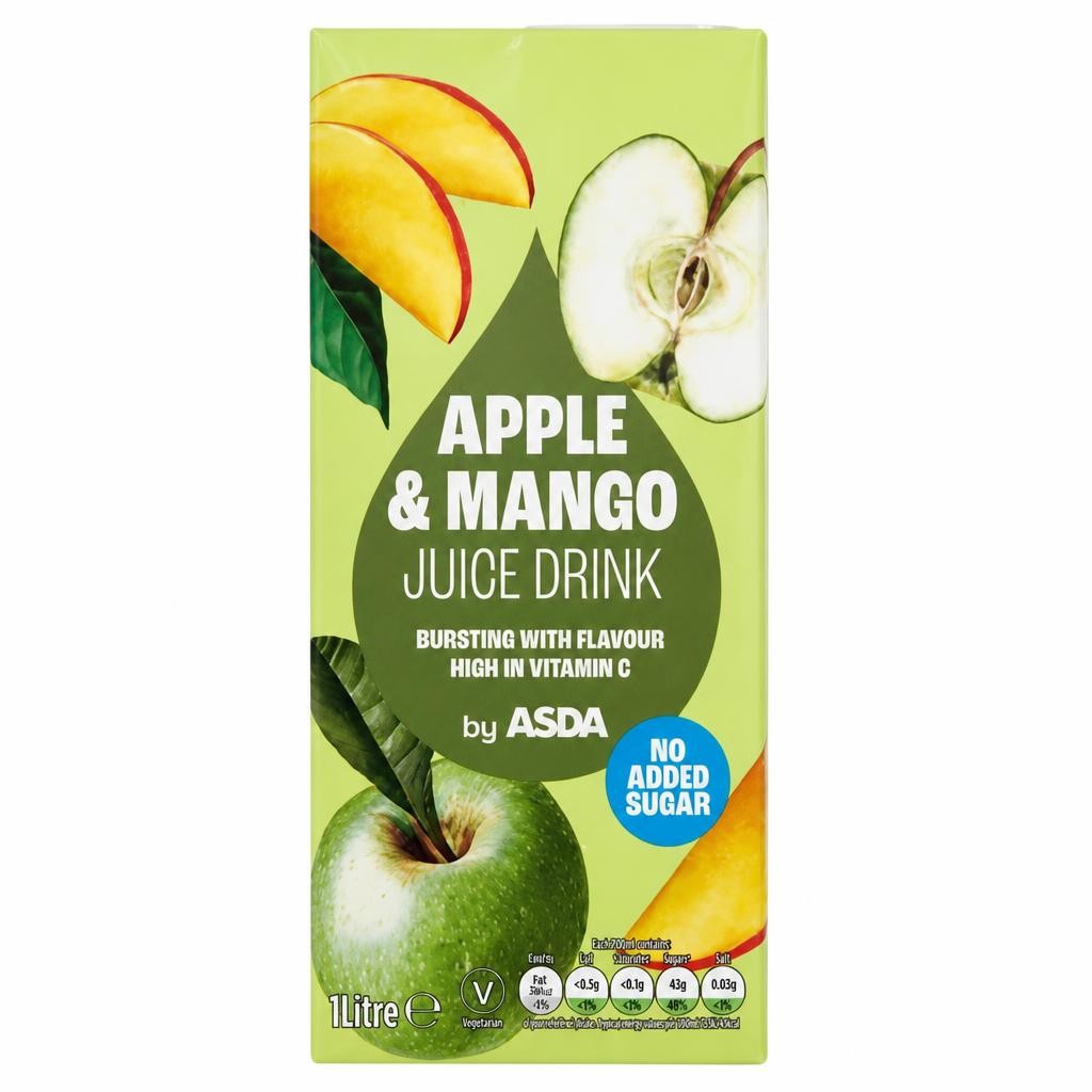ASDA Apple & Mango Juice Drink 1 Litre