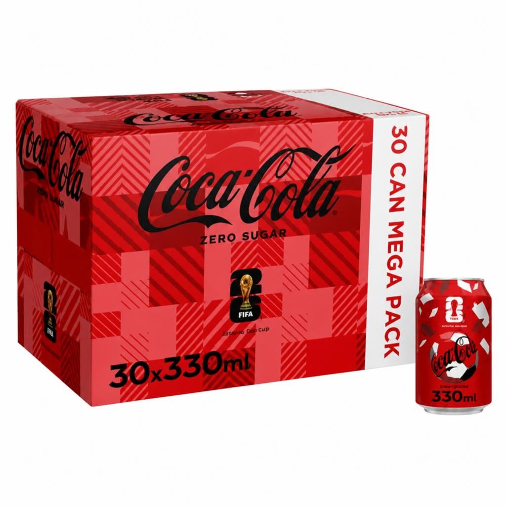 Coca-Cola Zero Sugar 30 x 330ml Cans